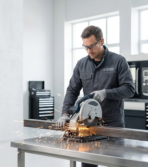 cutting metal